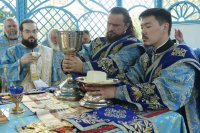 46-В воскресный день на Святом Ключе была совершена  праздничная Божественная Литургия
