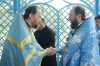 55-В воскресный день на Святом Ключе была совершена  праздничная Божественная Литургия