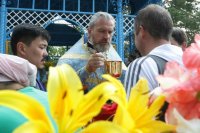 66-В воскресный день на Святом Ключе была совершена  праздничная Божественная Литургия