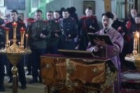 24-Архипастырский визит в Семипалатинск. Литургия Преждеосвященных Даров в день памяти сорока Севастийских мучеников