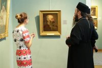 20-Митрополит Ростислав посетил Святой Ключ , Знаменско-Абалацкий женский монастырь и музей изобразительных искусств имени семьи Невзоровых города Семипалатинска