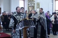 1-Утреня страстных Евангелий в Андреевском кафедральном соборе