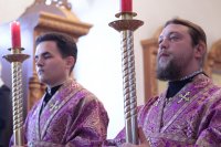 7-Служение епископа Амфилохия в канун праздника Воздвижения Креста Господня