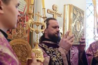 19-Служение епископа Амфилохия в канун праздника Воздвижения Креста Господня
