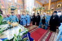 27-Управляющий Усть-Каменогорской и Семипалатинской епархией принял участие в торжествах, посвященных престольному празднику главного храма Казахстана