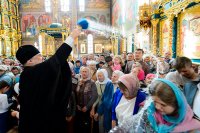 35-Управляющий Усть-Каменогорской и Семипалатинской епархией принял участие в торжествах, посвященных престольному празднику главного храма Казахстана