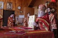 7-Божественная Литургия пасхальным чином в Покровском храме Усть-Каменогорска