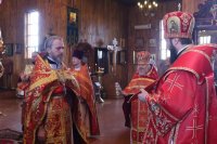 11-Божественная Литургия пасхальным чином в Покровском храме Усть-Каменогорска