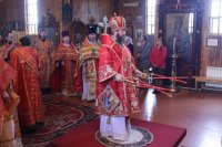 13-Божественная Литургия пасхальным чином в Покровском храме Усть-Каменогорска