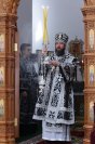 13-В среду первой седмицы Великого поста епископ Амфилохий возглавил служение Литургии Преждеосвященных Даров