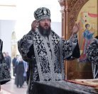11-В пятницу первой седмицы Великого поста епископ Амфилохий возглавил служение Литургии Преждеосвященных Даров в кафедральном соборе