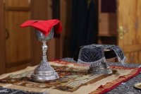 13-В пятницу первой седмицы Великого поста епископ Амфилохий возглавил служение Литургии Преждеосвященных Даров в кафедральном соборе