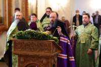 9-Служение епископа Амфилохия в канун праздника Святой Троицы