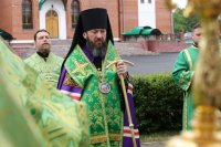 20-Служение епископа Амфилохия в канун праздника Святой Троицы