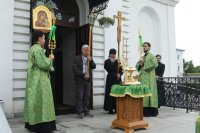 28-Служение епископа Амфилохия в канун праздника Святой Троицы