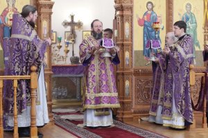 Служение епископа Амфилохия в субботу первой седмицы Великого поста