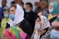 13-Празднование Святой Пятидесятницы в главном храме Восточного Казахстана
