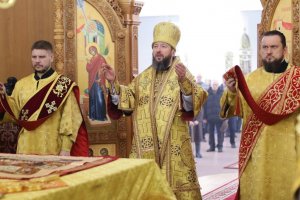 Служение епископа Амфилохия в Неделю о мытаре и фарисее