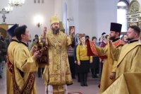 11-Служение епископа Амфилохия в Неделю о мытаре и фарисее
