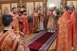 Память святых новомучеников и исповедников Восточно-Казахстанских молитвенно почтили в кафедральном соборе