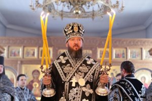 Литургия Преждеосвященных Даров в Троицком монастырском  храме города Усть-Каменогорска