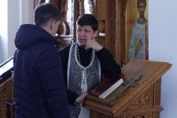 1-Литургия Преждеосвященных Даров в Троицком монастырском  храме города Усть-Каменогорска