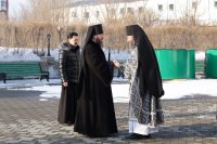 3-Литургия Преждеосвященных Даров в Троицком монастырском  храме города Усть-Каменогорска
