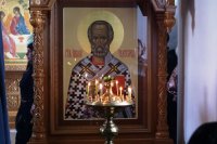 7-Литургия Преждеосвященных Даров в Троицком монастырском  храме города Усть-Каменогорска