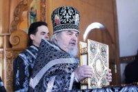 10-Литургия Преждеосвященных Даров в Троицком монастырском  храме города Усть-Каменогорска
