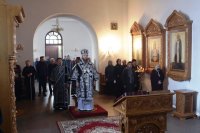 12-Литургия Преждеосвященных Даров в Троицком монастырском  храме города Усть-Каменогорска