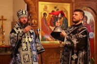 21-Литургия Преждеосвященных Даров в Троицком монастырском  храме города Усть-Каменогорска