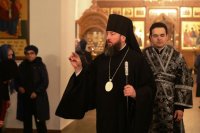 26-Литургия Преждеосвященных Даров в Троицком монастырском  храме города Усть-Каменогорска