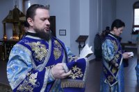 7-Служение епископа Амфилохия  в канун праздника Сретения Господа Бога  и Спаса нашего Иисуса Христа