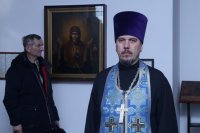 9-Служение епископа Амфилохия  в канун праздника Сретения Господа Бога  и Спаса нашего Иисуса Христа