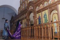 18-Служение епископа Амфилохия  в канун праздника Сретения Господа Бога  и Спаса нашего Иисуса Христа