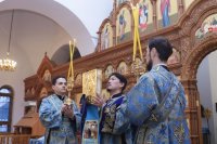 23-Служение епископа Амфилохия  в канун праздника Сретения Господа Бога  и Спаса нашего Иисуса Христа