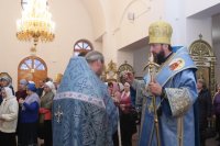 27-Служение епископа Амфилохия  в канун праздника Сретения Господа Бога  и Спаса нашего Иисуса Христа