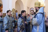 28-Служение епископа Амфилохия  в канун праздника Сретения Господа Бога  и Спаса нашего Иисуса Христа