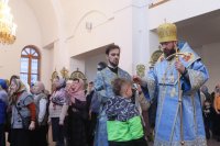 29-Служение епископа Амфилохия  в канун праздника Сретения Господа Бога  и Спаса нашего Иисуса Христа