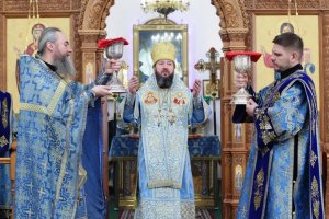 Праздник Сретения Господня  в главном храме Рудного Алтая