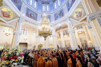 12-Епископ Амфилохий принял участие в торжествах в честь мученицы Агафии Панормской – небесной заступницы от землетрясений и стихийных бедствий
