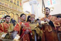 14-Епископ Амфилохий принял участие в торжествах в честь мученицы Агафии Панормской – небесной заступницы от землетрясений и стихийных бедствий