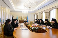 6-Управляющий Усть-Каменогорской епархией принял участие в первом в 2020 году заседании Синода Митрополичьего округа Русской Православной Церкви в Республике Казахстан