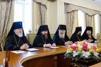 7-Управляющий Усть-Каменогорской епархией принял участие в первом в 2020 году заседании Синода Митрополичьего округа Русской Православной Церкви в Республике Казахстан