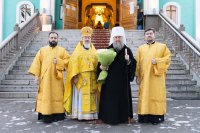 2-В день памяти святителя и чудотворца Николая управляющий Усть-Каменогорской епархией принял участие в престольном торжестве Никольского собора Алма-Аты
