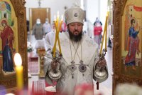 27-Служение епископа Амфилохия в канун праздника Вознесения Господня