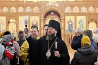 28-В воскресный день епископ Амфилохий совершил Божественную Литургию в главном храме Восточного Казахстана