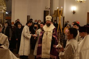 Новогодний молебен в Андреевском кафедральном соборе