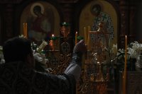1-Богослужение Великой Субботы в главном храме Восточного Казахстана