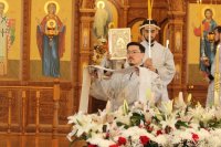 20-Богослужение Великой Субботы в главном храме Восточного Казахстана